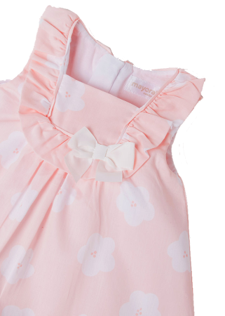 Rochie florice ECOFRIEND + chilotei - Roz - Mayoral 12 luni [2]