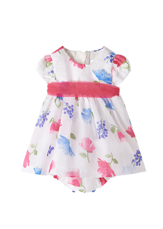 Rochii - Rochie imprimeu floral + chilotei - Mayoral  18 luni