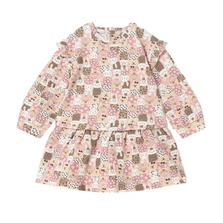 Rochii - Rochie  imprimeu iepuri- Roz pudrat - Mayoral    36 luni (98 cm)