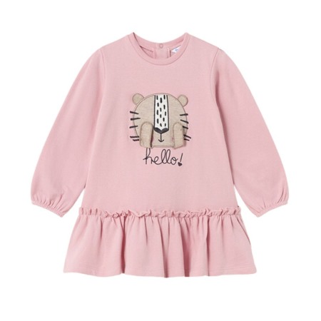 Rochii - Rochie Jersey - Roz pudrat - Mayoral  24 luni (92 cm)