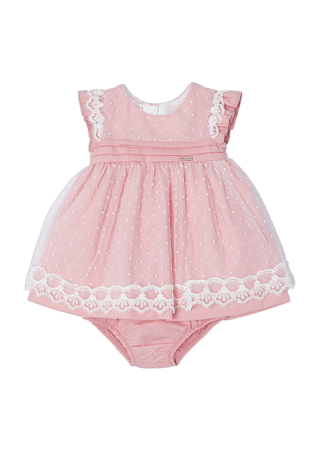 Rochii - Rochie muselina + chilotei - Corai - Mayoral 12 luni