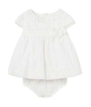 Rochii - Rochie sifon - alb