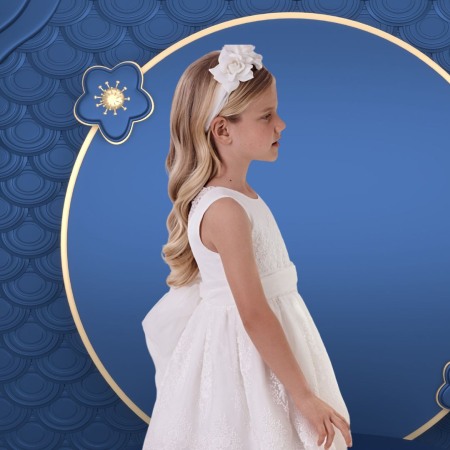 Rochii - Rochie Tul  Alb - Abel&lula    7 ani