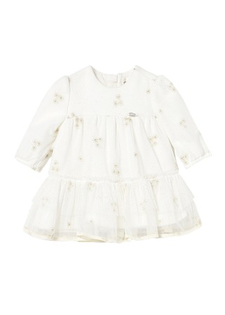 Rochii - Rochie tul - ecru - Mayoral