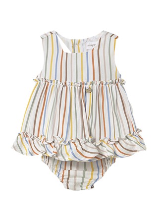 Rochii - Rochita + chilotei - dungi - Mayoral 18 luni