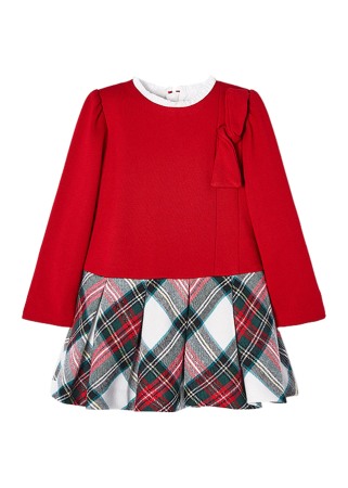 Reduceri de Paste pentru copii - Rochita combinata carouri - Mayoral 12 luni