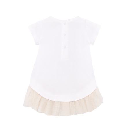 Rochita cu fustita tul bej 3 ani [1]