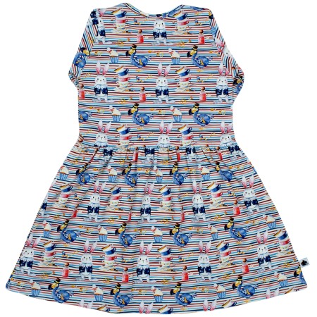 Rochita cu maneca lunga imprimeu iepurasi  122 cm (6-7 ani) [2]