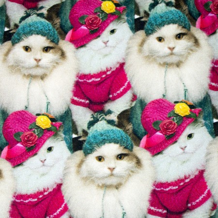 Rochita cu maneca lunga imprimeu pisicute  122 cm (6-7 ani) [3]