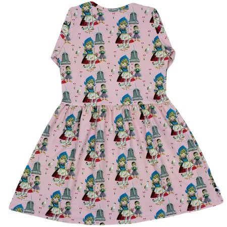 Rochita cu maneca lunga imprimeu povesti cu mori de vant si copii 122 cm (6-7 ani) [2]