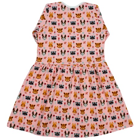 Rochita cu maneca lunga imprimeu ratoni 122 cm (6-7 ani) [2]