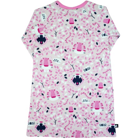 Rochita cu maneca lunga imprimeu Tigri roz 98 cm (2-3 ani) [2]