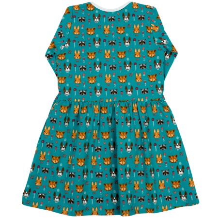 Rochita cu maneca lunga imprimeu vulpi 122 cm (6-7 ani) [2]