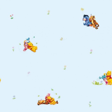 Tapet - Rola tapet 10 X 0,52 m - Winnie the Pooh Wood TA00097 - Decofun