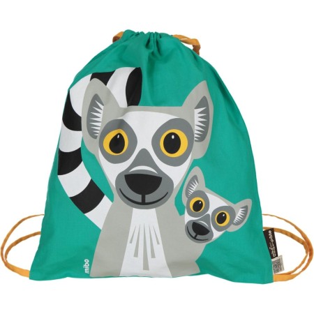 Ghiozdane gradinita - Sac verde Lemur