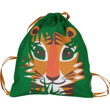 Ghiozdane gradinita - Sac verde Tigru