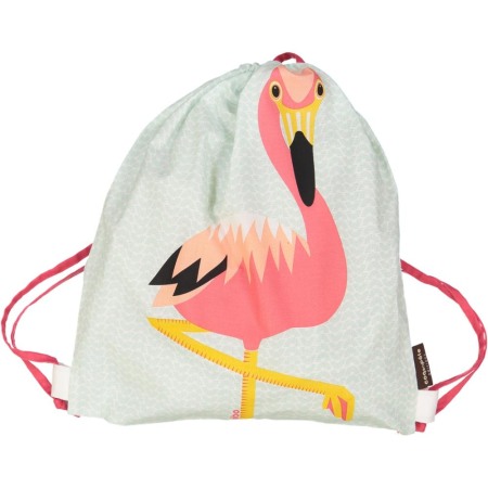 Ghiozdane gradinita - Sac  vernil Flamingo