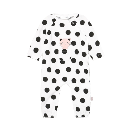 Salopete - Salopeta (pijama) cu buline - Mayoral 1-2 luni