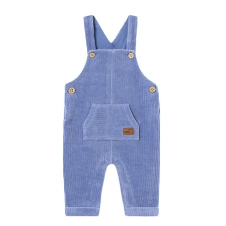 Salopete - Salopeta velur Bleu nou-nascut - Mayoral 18 luni (86 cm)