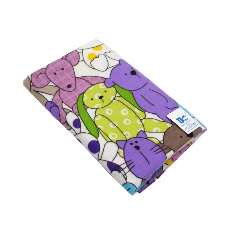 Scutece lavete protectie - Scutec finet refolosibil - Ursuleti - BalticBebe 75x75cm_3buc.