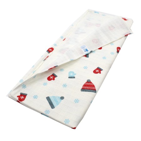 Scutece lavete protectie - Scutec muselina flausata refolosibil - Caciulite - BalticBebe