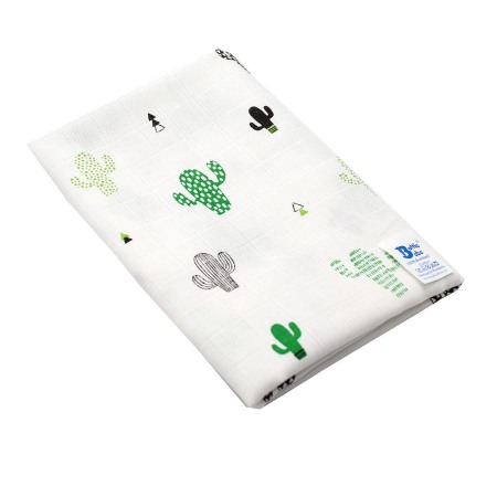 Scutece lavete protectie - Scutece bumbac refolosibile - Cactusi - BalticBebe