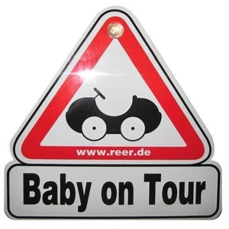 Protectii copii pentru masina - Semn de masina Baby on Tour REER 80210