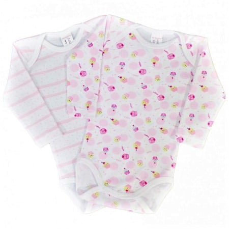Haine  Incaltaminte Accesorii - Set 2 body uri cu maneca lunga Briose 2 ani