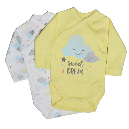 Body-uri - Set 2 body-uri cu maneca lunga - Norisori