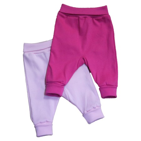 Pantaloni - Set 2 pantaloni - Roz pal/magenta 3 luni