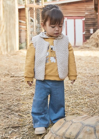 Haine  Incaltaminte Accesorii - Set 2 piese - Bluza + blugi - galben/albastru - Mayoral  4 ani