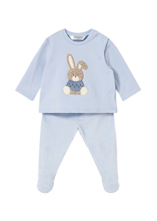 Haine  Incaltaminte Accesorii - Set 2 piese - Bluza+pantaloni - bleu - Mayoral  12 luni