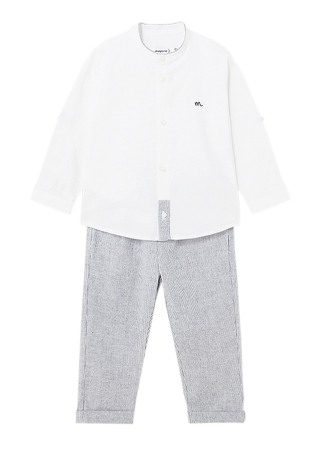 Compleuri - Set 2 piese din in si bumbac - Mayoral  18 luni (86 cm)