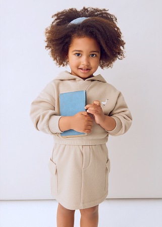 Rochii - Set 2 piese - Fusta+hanorac Cargo - bej - Mayoral