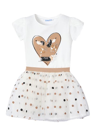 Haine  Incaltaminte Accesorii - Set 2 piese - Fusta tul+tricou - catei - Mayoral   7 ani