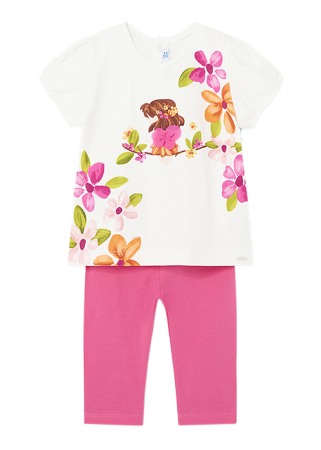 Haine  Incaltaminte Accesorii - Set 2 piese Girl Better Cotton, bluza+pantaloni - Mayoral  36 luni (98 cm)
