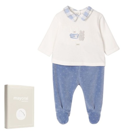 Compleuri - Set 2 piese - Pantaloni cu botosei + Bluza - ECOFRIENDS - Mayoral 2-4 luni