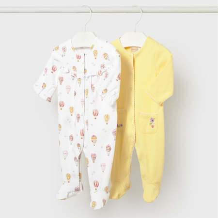 Haine  Incaltaminte Accesorii - Set 2 salopete (pijamale) - Baloane cu aer cald - Mayoral