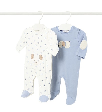 Salopete - Set 2 salopete (pijamale) - Catei - Mayoral 1-2 luni (60 cm)