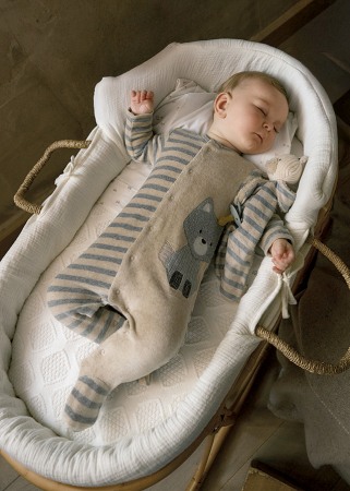 Salopete - Set 2 salopete (pijamale) plusate - bej/gri - Mayoral