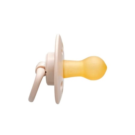 Suzete - Set 2 suzete Cherry Green cu tetina din latex natural, forma rotunda, cu inel, 0-6 luni, nip 38733