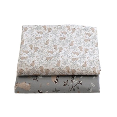 Lenjerii - Set 2x cearceafuri patut Forest Buddies - Buva