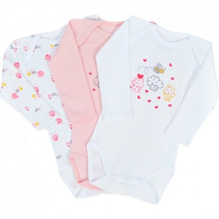 Body-uri - Set 3 body-uri Trei briose