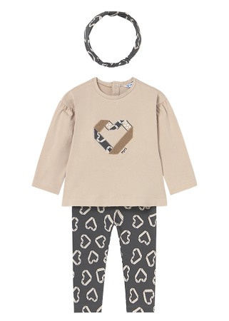 Haine  Incaltaminte Accesorii - Set 3 piese - Bluza+colanti+bentita - Mayoral    4 ani