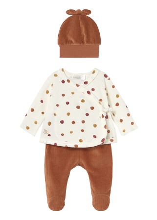 Compleuri - Set 3 piese - Bluza+pantaloni+caciulita - Mayoral 2-4 luni