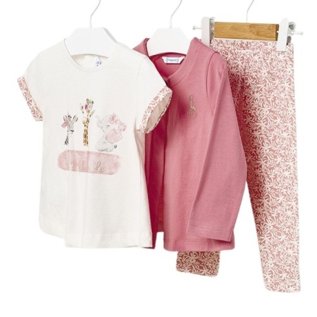 Compleuri - Set 3 piese cu jacheta din bumbac sustenabil JUNGLA - Mayoral  3 ani