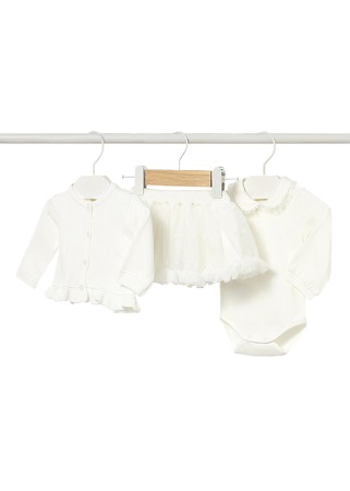 Haine  Incaltaminte Accesorii - Set 3 piese - Fusta+body+jacheta - Mayoral