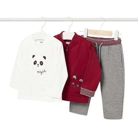 Haine - Set 3 piese - Trening Panda - Mayoral