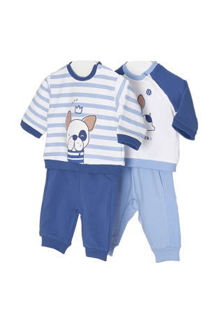 Haine  Incaltaminte Accesorii - Set 4 piese - Bluza si pantaloni lungi - Catei - Mayoral  18 luni