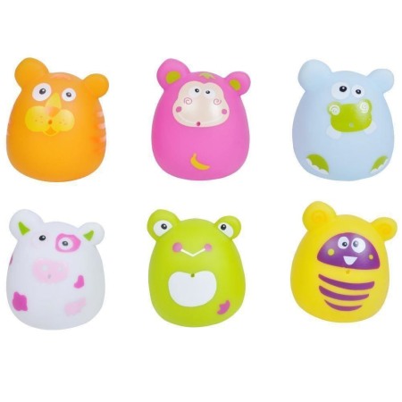 Jucarii Jocuri Activitati - Set 6 jucarii de baie Animale Haioase ESCABBO37012